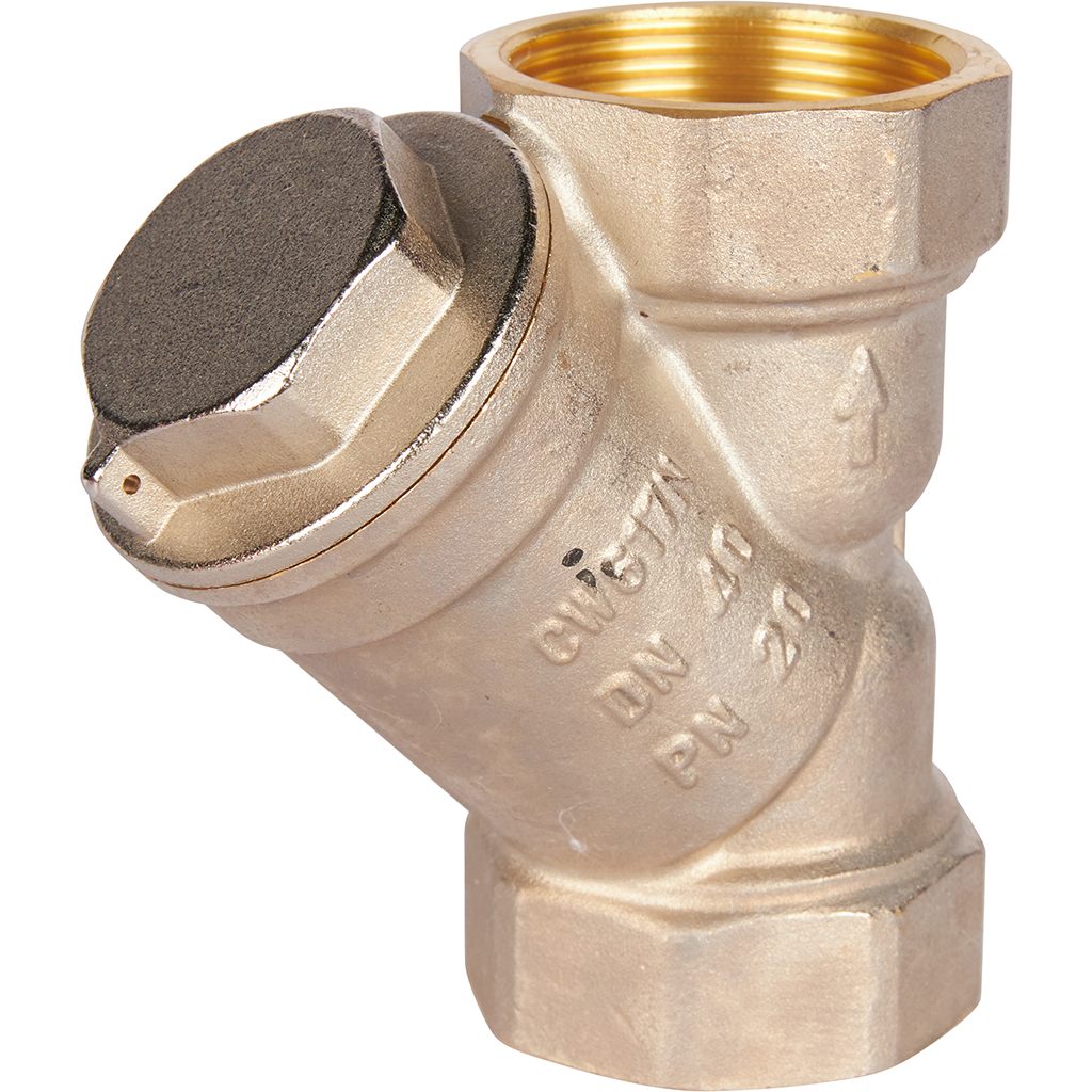 ROMMER 1" 1/2 Фильтр грубой очистки косой 500 мкр.