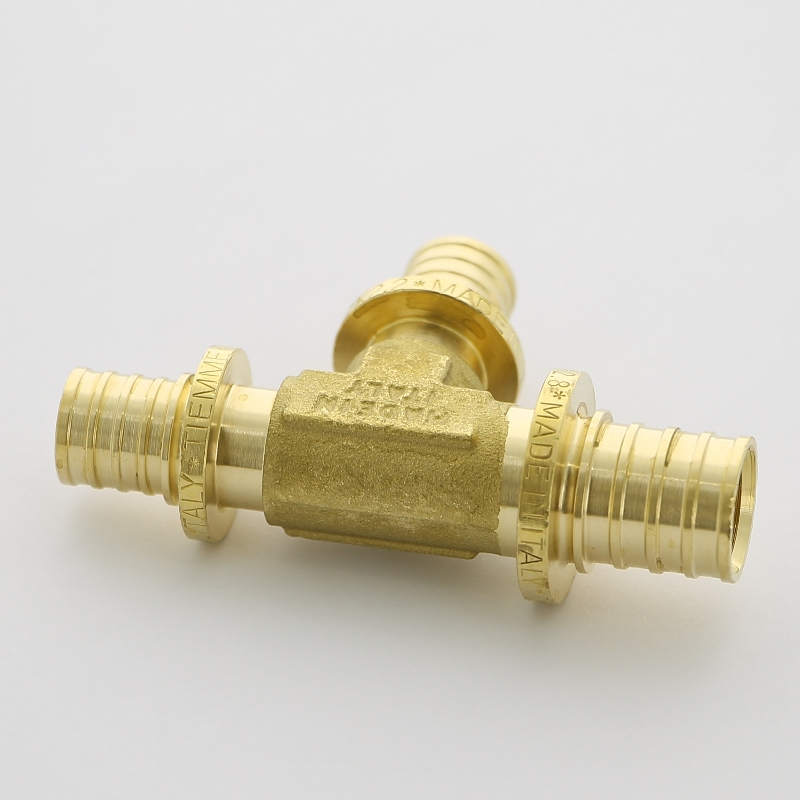 Тройник переходной 20 x 16 x 16 аксиальный для труб PE-X UNI-FITT