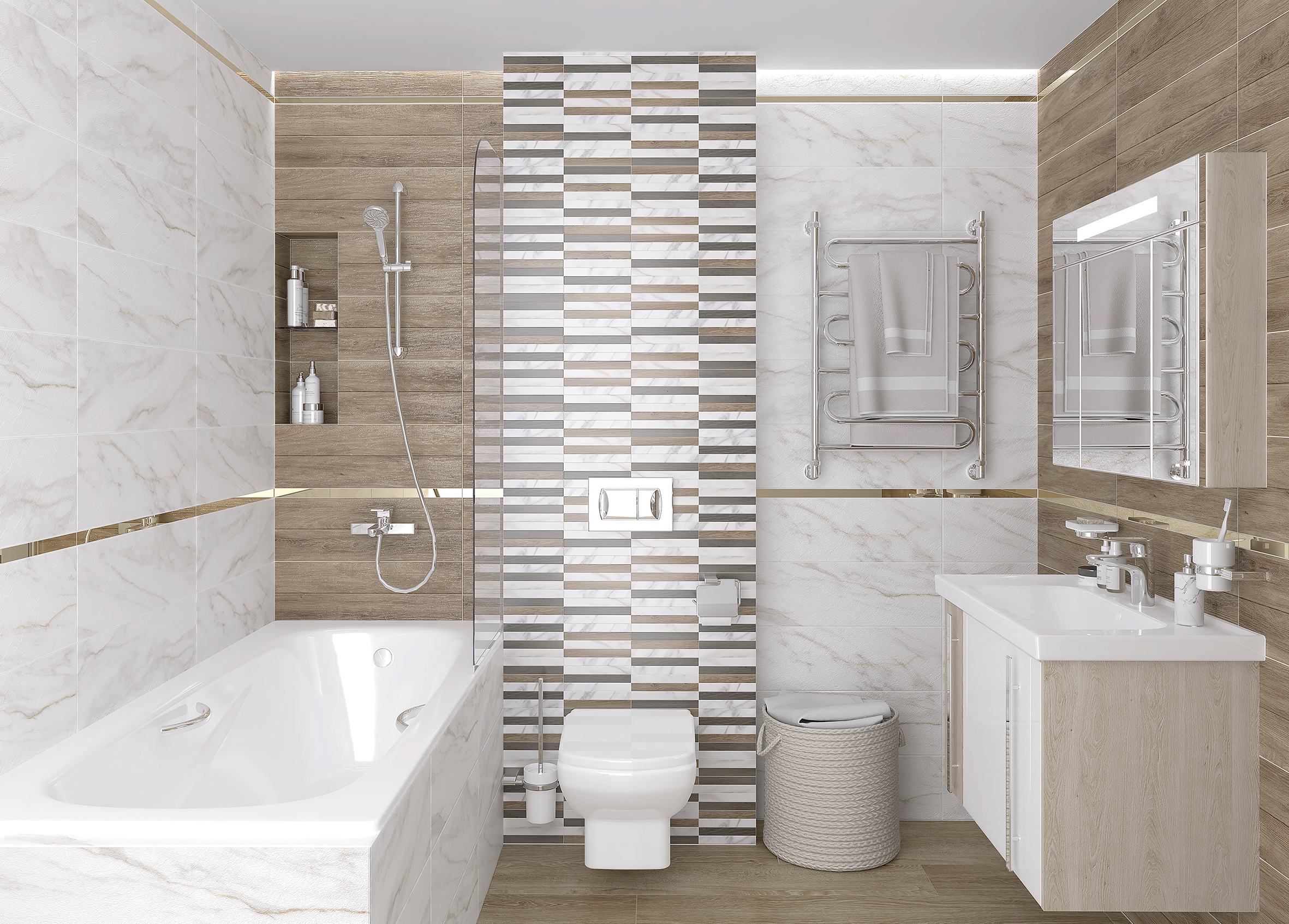 Milos белый 20x60