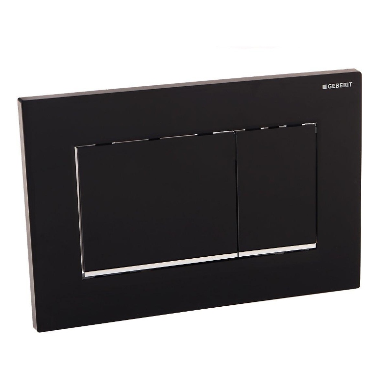 Кнопка смыва Geberit Delta51 черный глянец