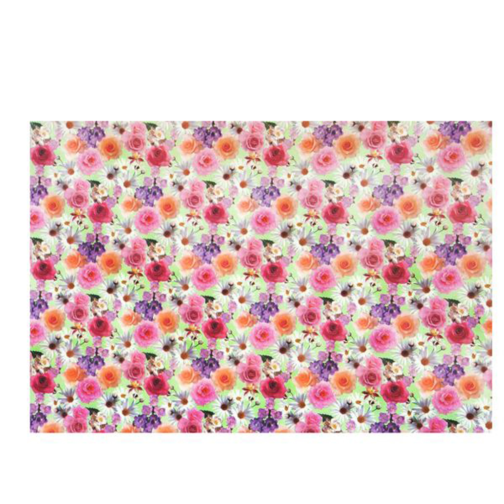 Клеенка пвх основа нетканая 130 см  рулон 25 м (1) "гамма" 170/7 (сиреневый)