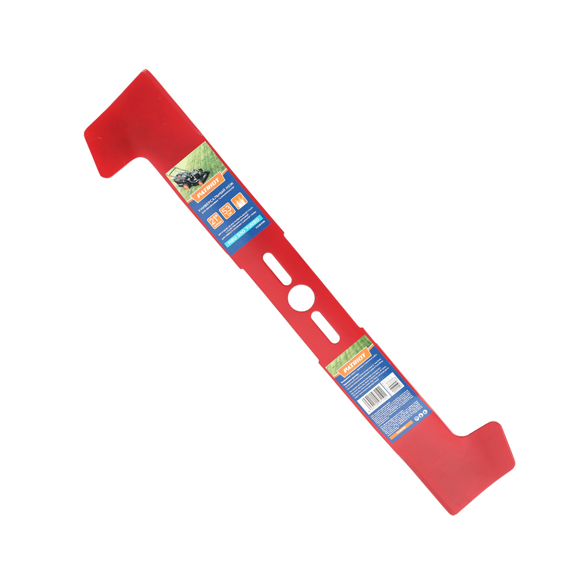 Нож для газонокосилки mbu turbo 530 универс. (1/10) "patriot" 512003150