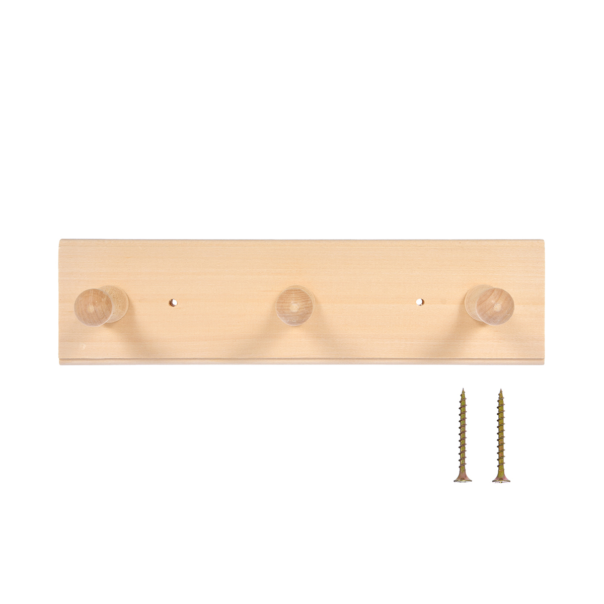 Вешалка настенная (3 крючка)  25*6,5*7 см, липа (1/5) "банные штучки" 32135