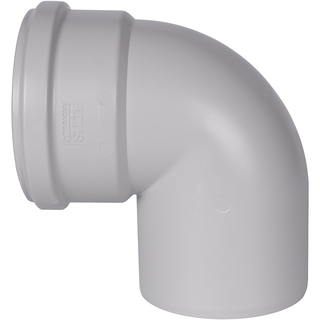 Отвод 87,5° канализационный бесшумный D = 110 мм STOUT