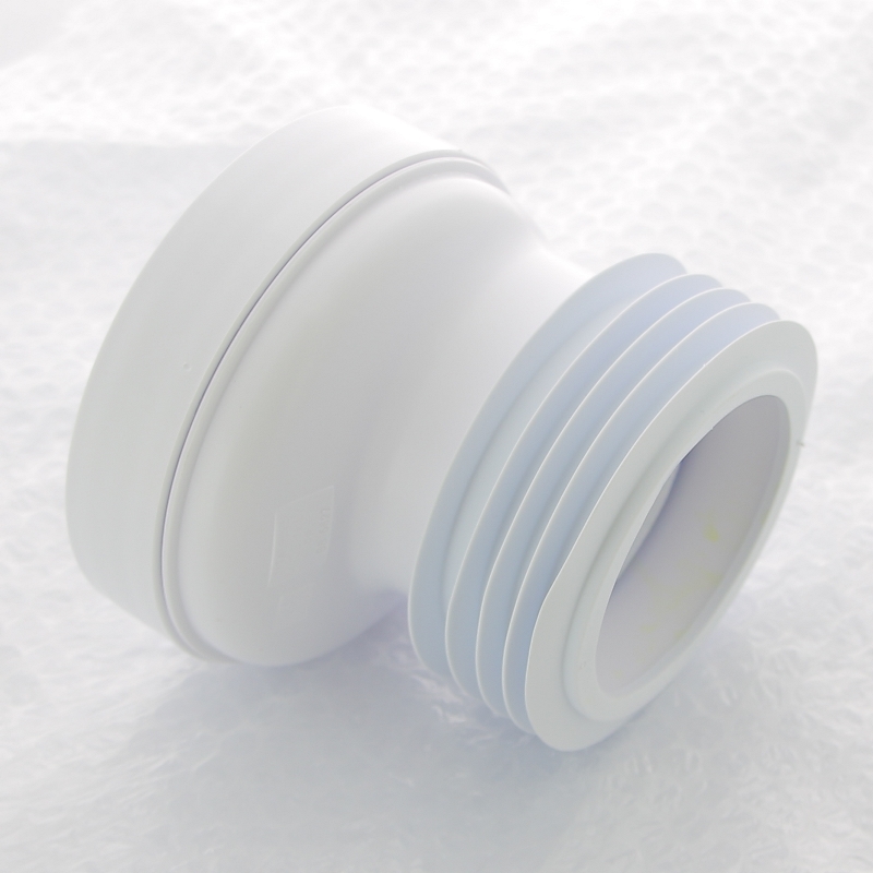 Труба McALPINE фановая L=120 мм с манжетой и 20 мм смещ., вход 97-107 мм, выход внутрь 110 мм трубы