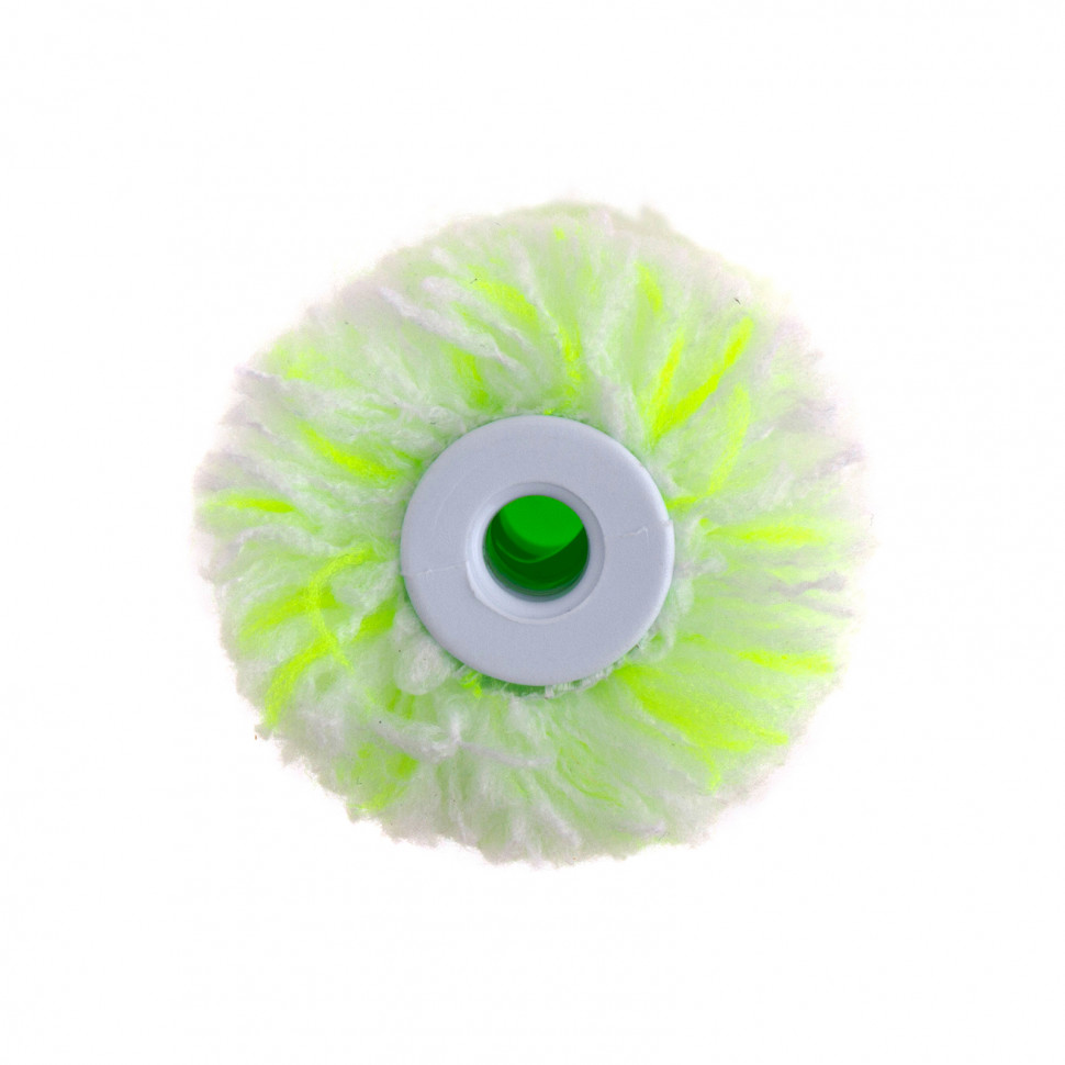 Мини-валик сменный "Работы с древесиной", 110 мм, ворс 12 мм, D 16 мм, D ручки 6 мм, микроволокно Сибртех (80598)