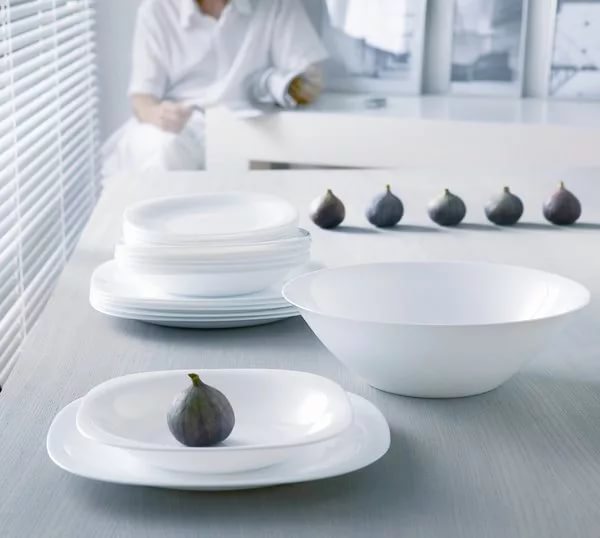 Тарелка суповая "luminarc" carine white 21 см (24)