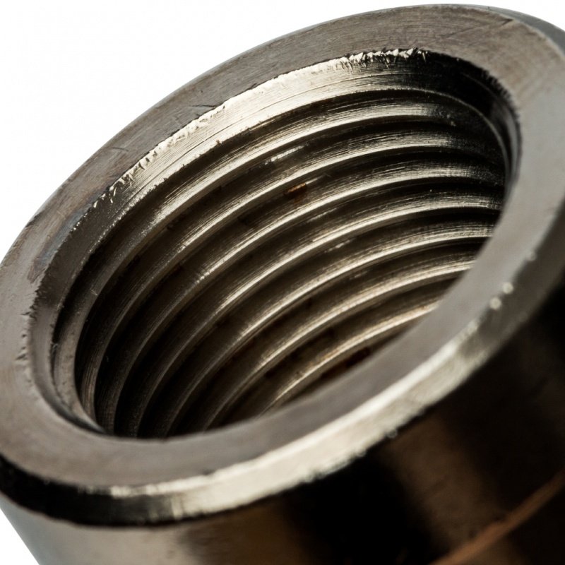 Муфта резьбовая 3/8" ВР никель STOUT