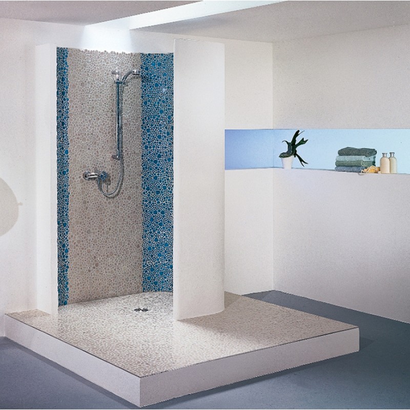 Фасадный плиточный клей для мозайки керамогранита и теплого пола Руспанель - Ruspanel KR - Кр Размер = Ведро 13 Кг Расход 1 Вед на 5 м2. Цена за 1 ведро