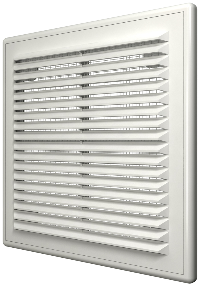 Решетка вентиляц. разъемная с сеткой 208 х 208 мм пласт. (1/40) "эра"  2121р