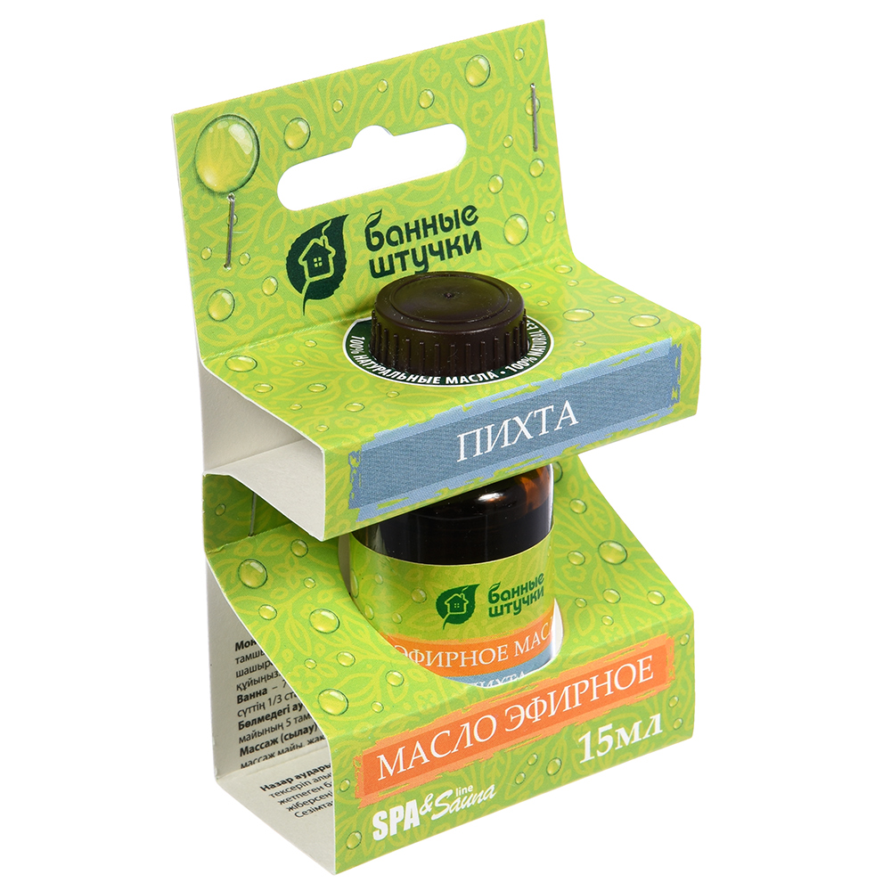 Масло эфирное "пихта" 15 мл (1/28) "банные штучки" 30003