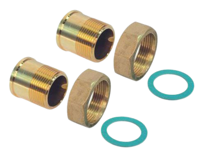 Резьбовое соединение R 1 (2 шт) с накидной гайкой G 1 1/2 и уплотнением Viessmann (арт. 7307293)