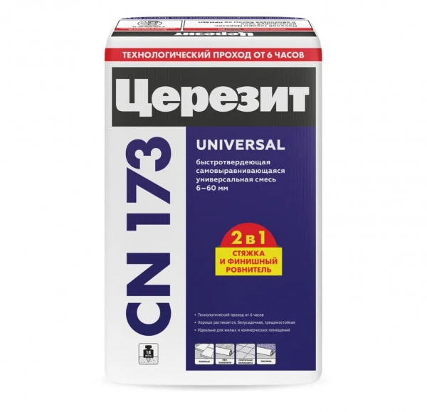 Наливной пол Церезит CN 173 самовыравнивающийся 25 кг