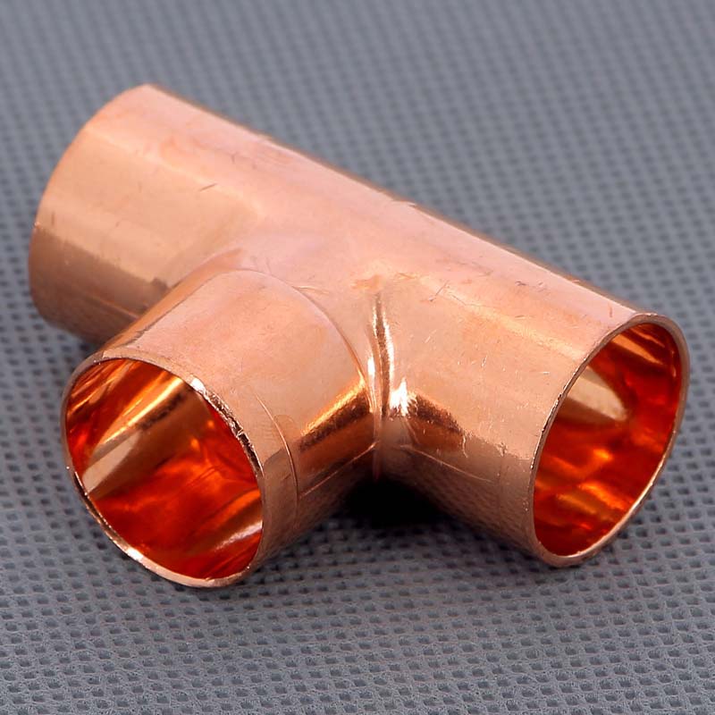 Тройник равнопроходной VIEGA под пайку 22 мм медный