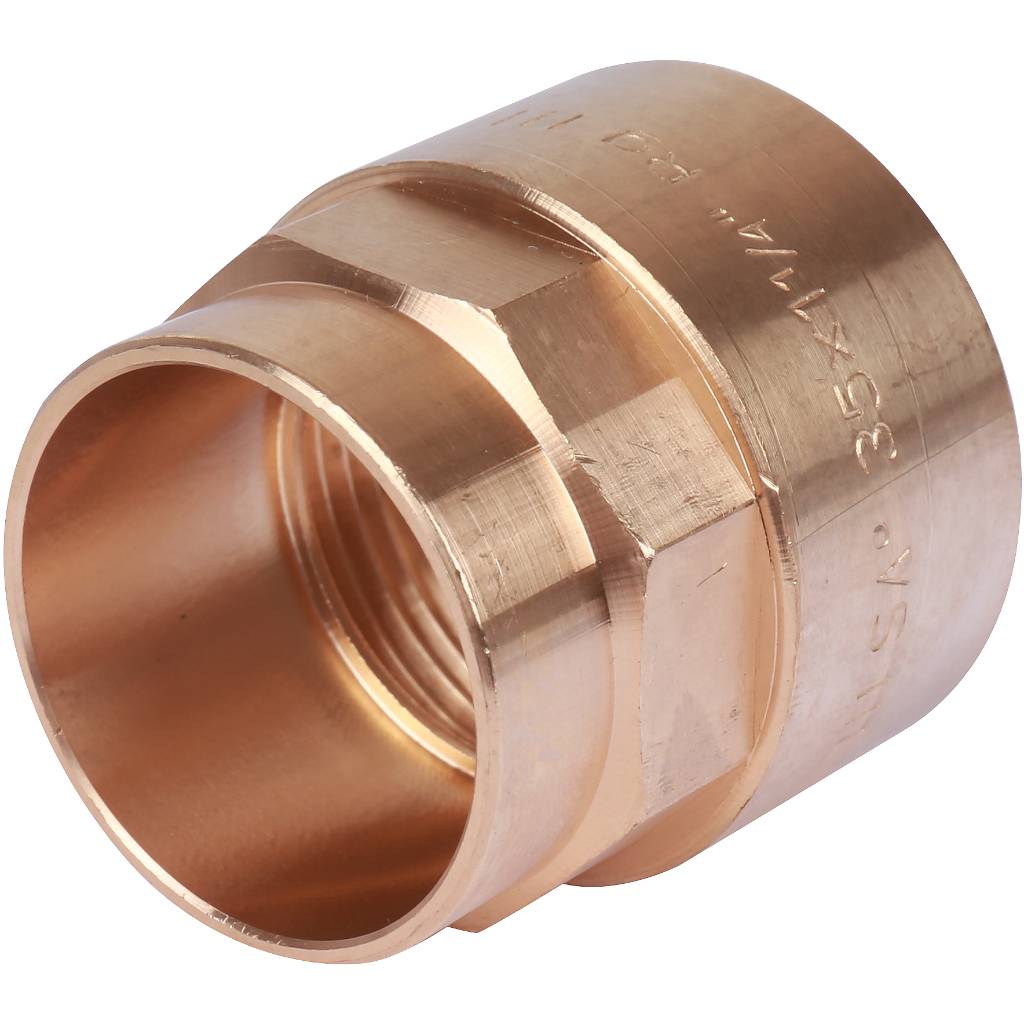 Муфта 35х1 1/4" переходная (ВР) под пайку с внутренней резьбой SANHA бронзовая 1427035114