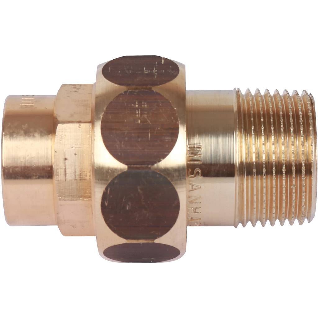 Американка (сгон) 22x1" НР самоуплотняющаяся под пайку бронзовая SANHA 14341221