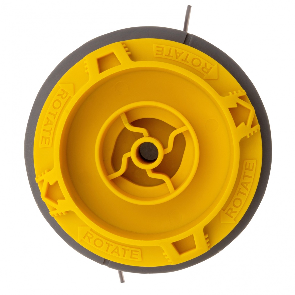 Катушка триммерная полуавтомат, быстрая заправка, шестигранник HEX х 15/6, болт 5/16 левый, М8 левый Denzel (96364)