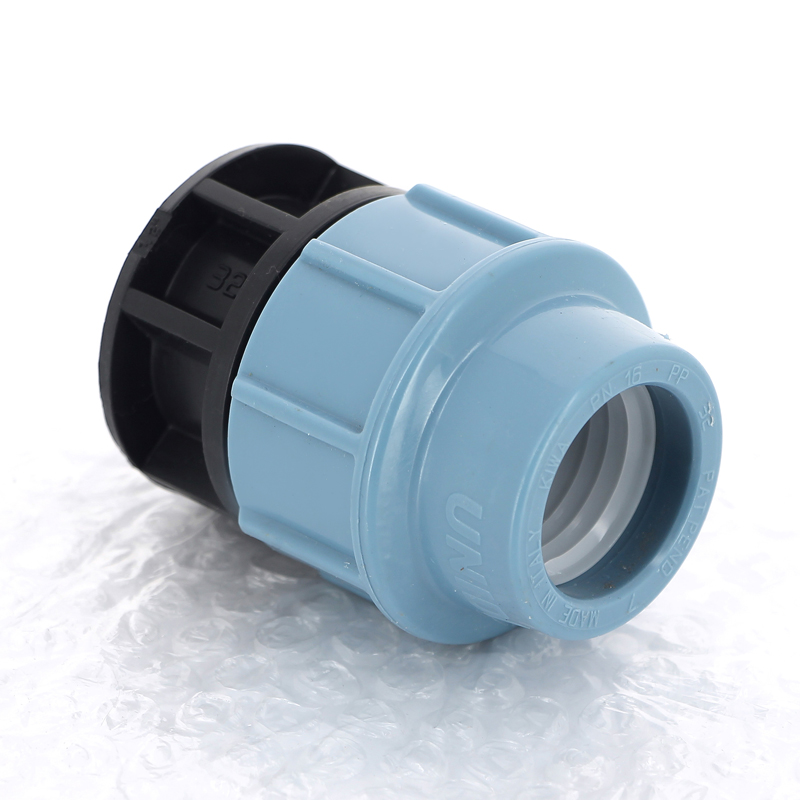 Муфта ПНД обжимная НР 32 х 1/2" для водопроводных труб UNIDELTA