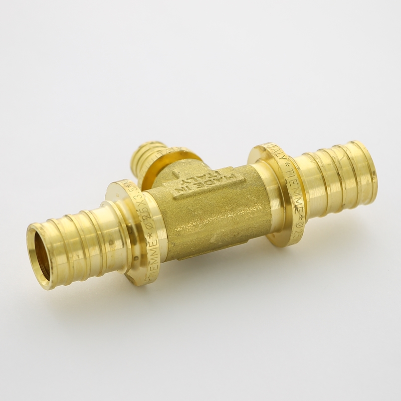 Тройник переходной 25 x 16 x 25 аксиальный для труб PE-X UNI-FITT