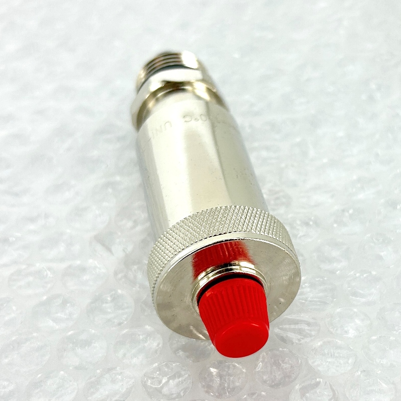 Воздухоотводчик автоматический Slim 1/2" UNI-FITT с отсечным клапаном, никелированный