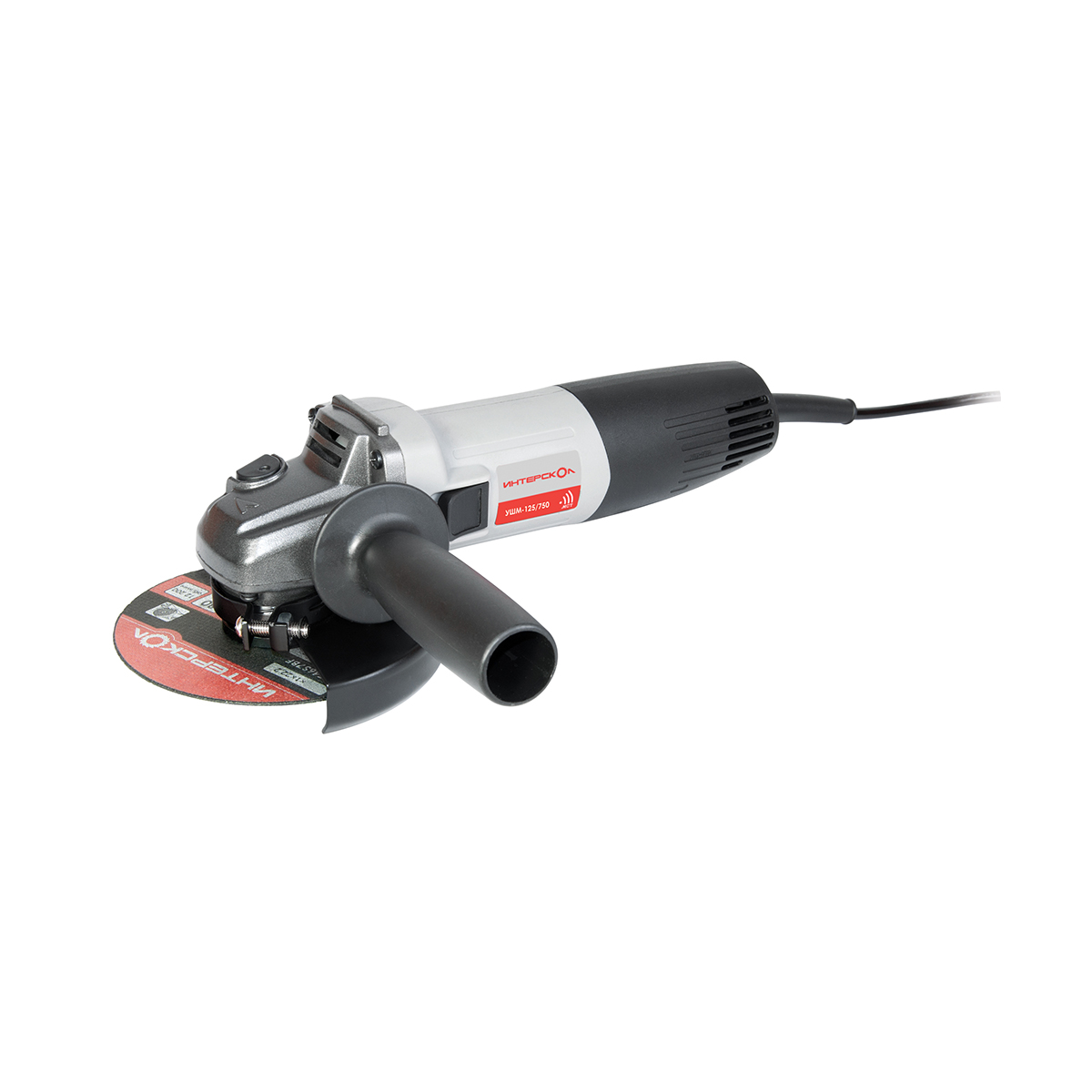 Угловая шлифмашина ушм-125/750 (1/10) "интерскол" 761.1.0.70