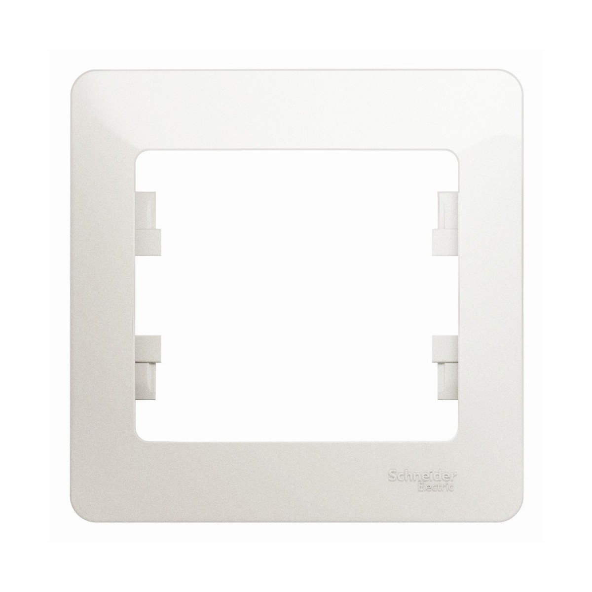 Рамка "glossa" 1 местн. универс., перламутр (1/45/270) "schneider"