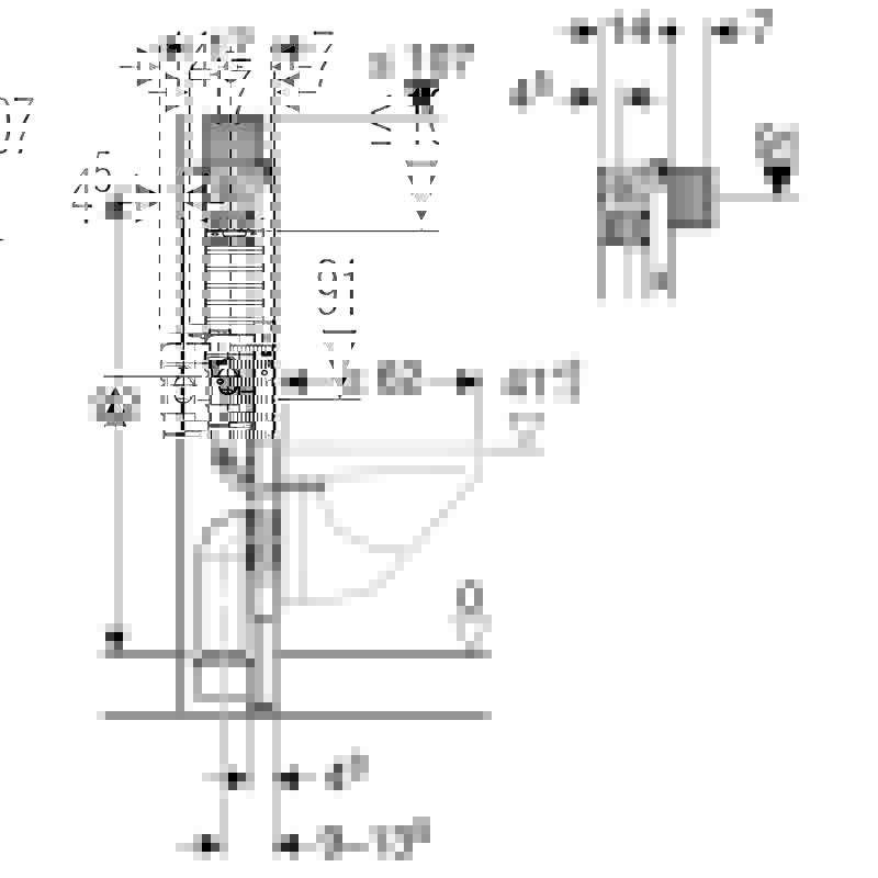 Geberit Duofix Модуль для подвесного унитаза, 98 см, со смывным бачком скрытого монтажа Omega 12 см