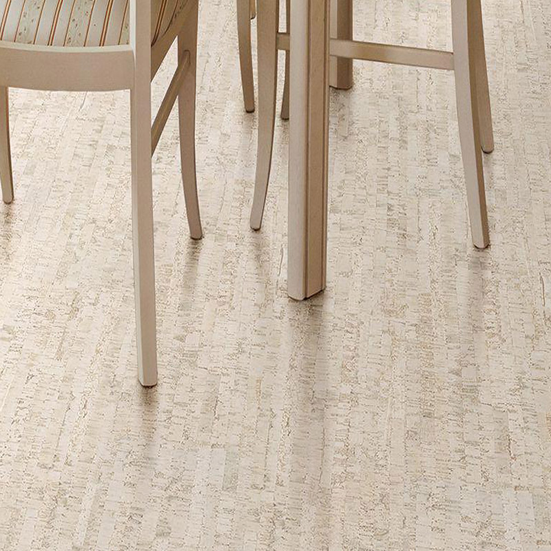 Пробковый пол Corkstyle EcoCork Linea White (glue)