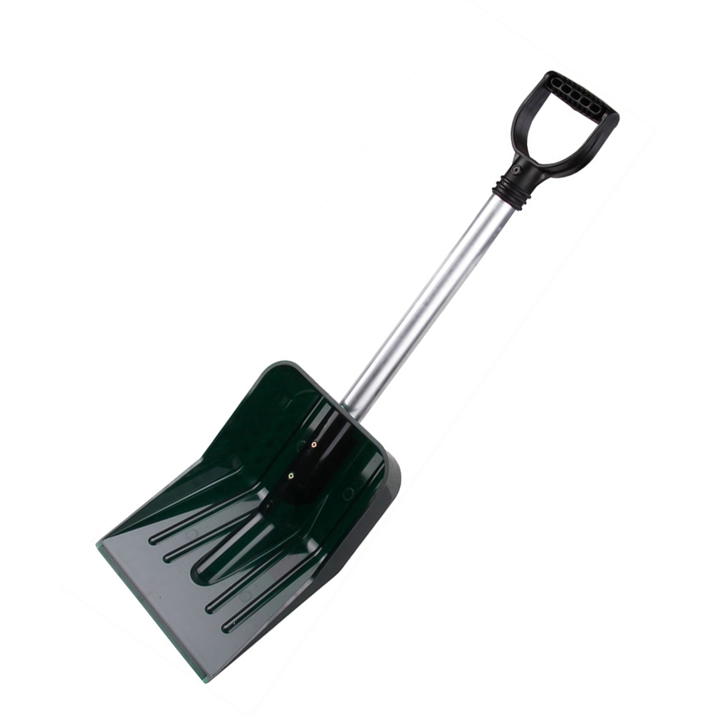 Лопата автомобильная поликарбонат 345 х 260 мм (1/6) с черенком, ручкой  "альтернатива" м3496