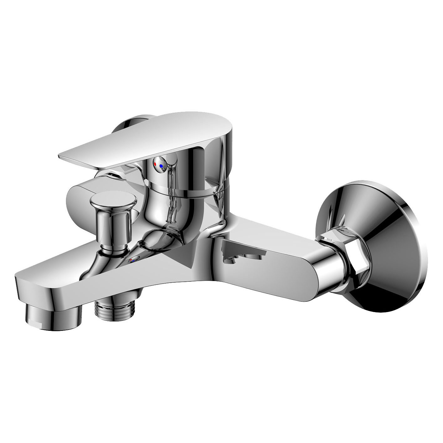 Смеситель для ванн "nebo" nb 54 без аксессуаров (1/10) "клевер"