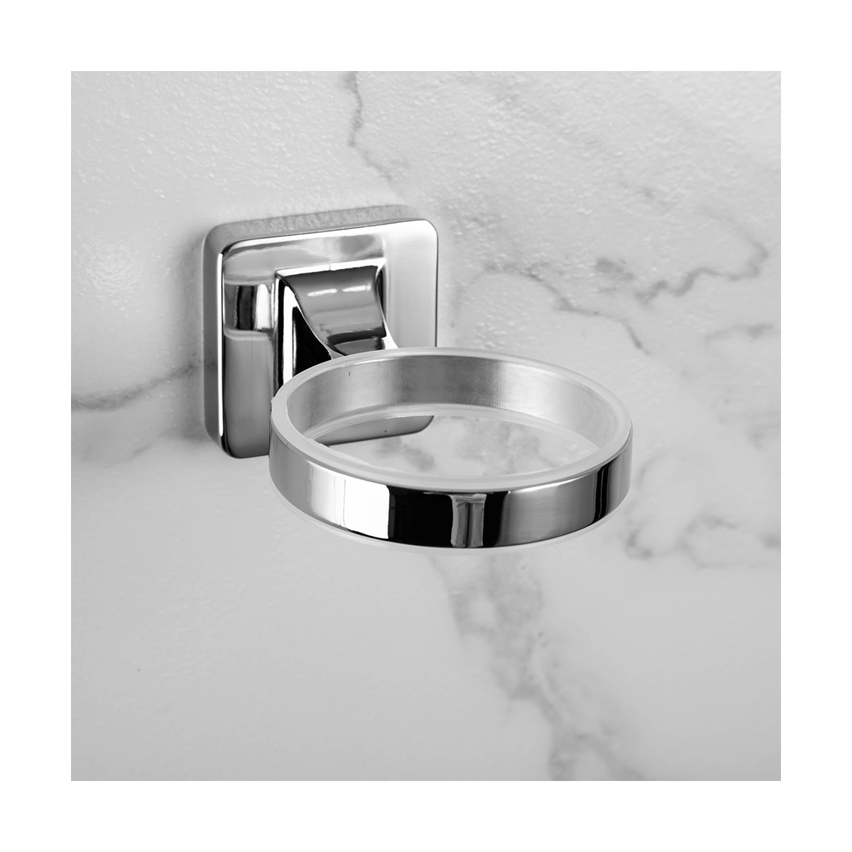 Мыльница с держателем r15002 (нерж.сталь), хром (1/20/80) "frud"