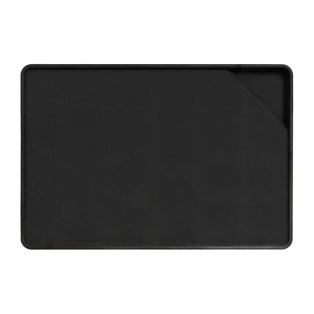 Плита-гриль для мангала 25,5*37,5*3,3 см чугун., плоская + жироуловитель (1) "boyscout" 61546