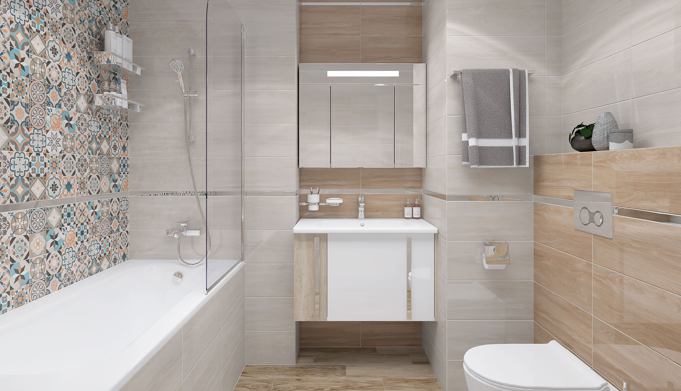 Oliver бежевый 20x50