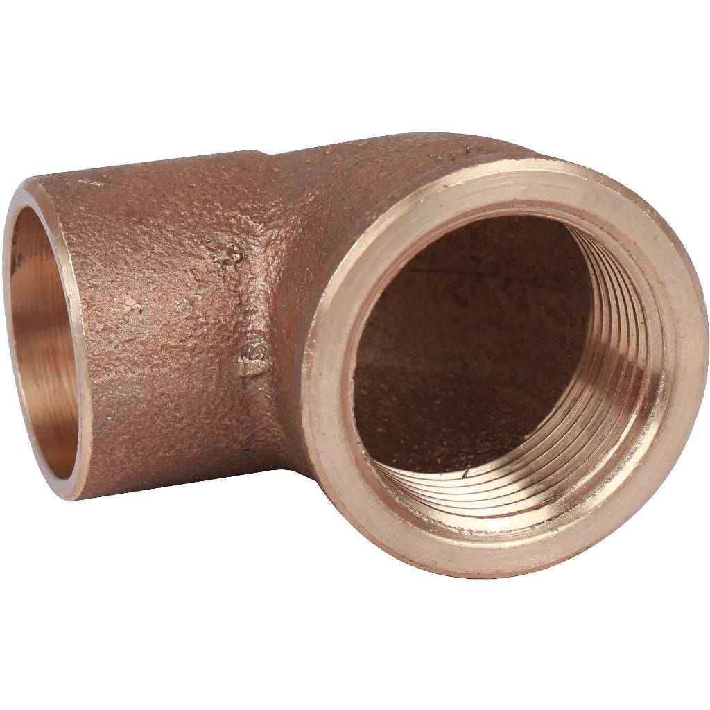 Угол переходной 22x3/4" (ВР) SANHA под пайку бронзовый 140902234