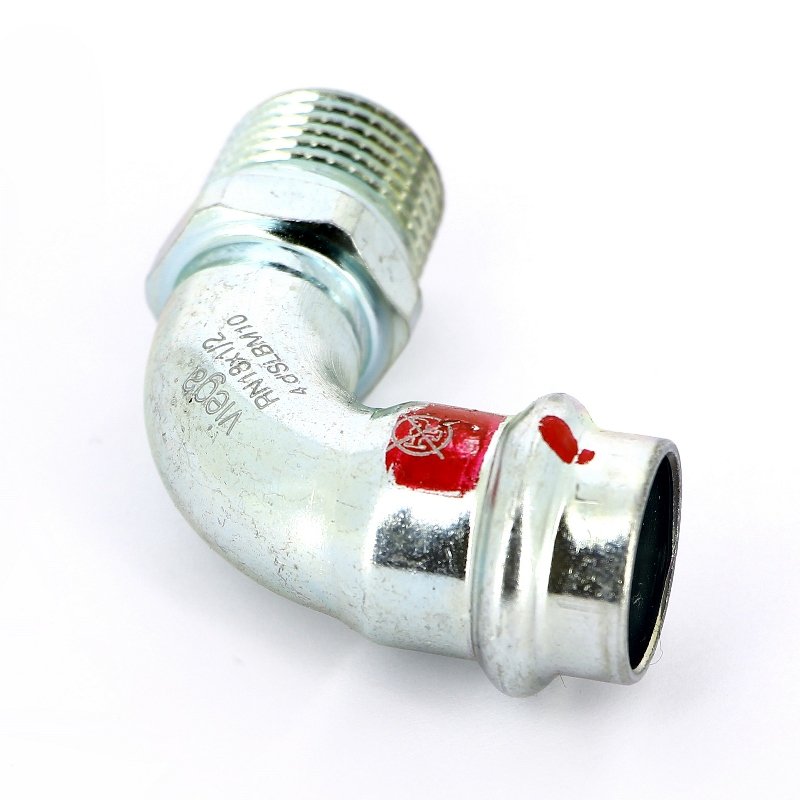 Угол пресс-Н 18x1/2" оцинкованная сталь Prestabo VIEGA