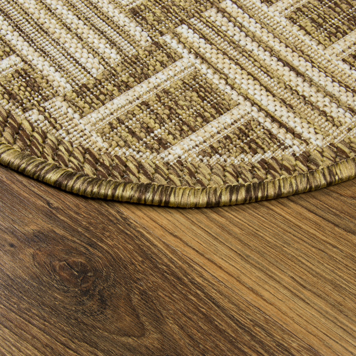 Ковер циновка "эко" 0,8*1,5 м  7917/23 овальный (1/10) "люберецкие ковры"