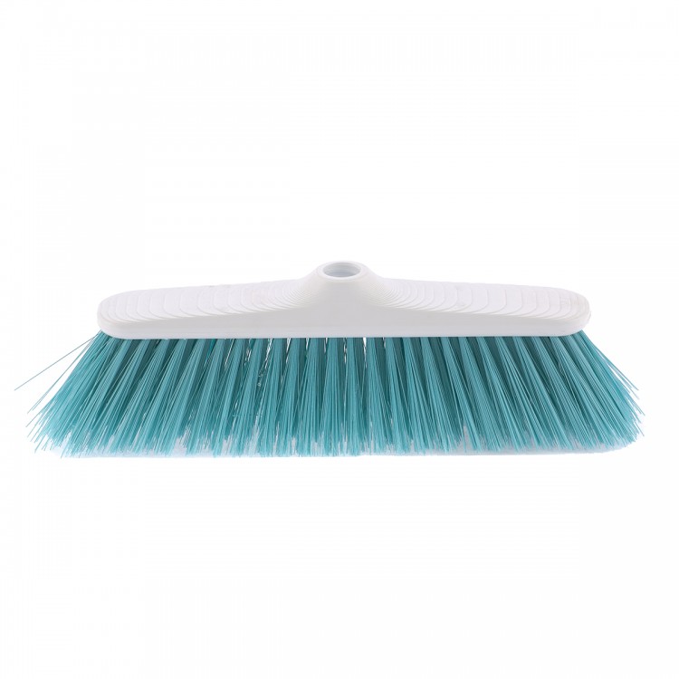 Щетка пластмассовая для подметания пола, 270 мм. "Classic" без черенка, бирюзовая щетина Elfe (93541)