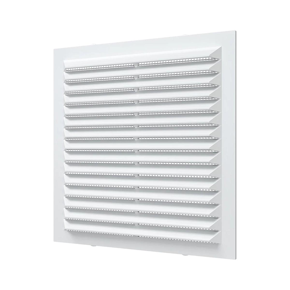 Решетка вентиляц. вытяжная 138 х 138 мм abc-пластик (1/100) "эра" 1313с