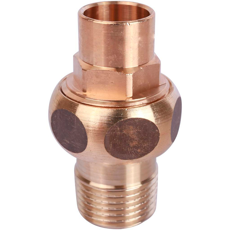 Американка (сгон) 18x3/4" НР самоуплотняющаяся под пайку бронзовая SANHA 143411834