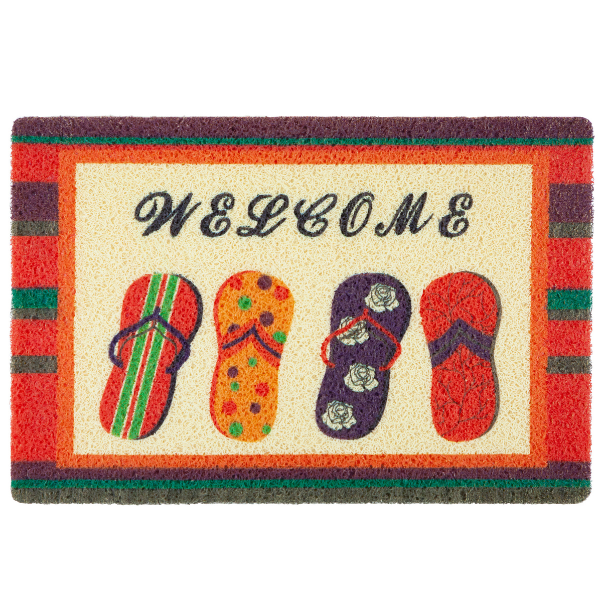 Коврик spongy "тапочки" 40*60 см (1/20) "sunstep" 38-472