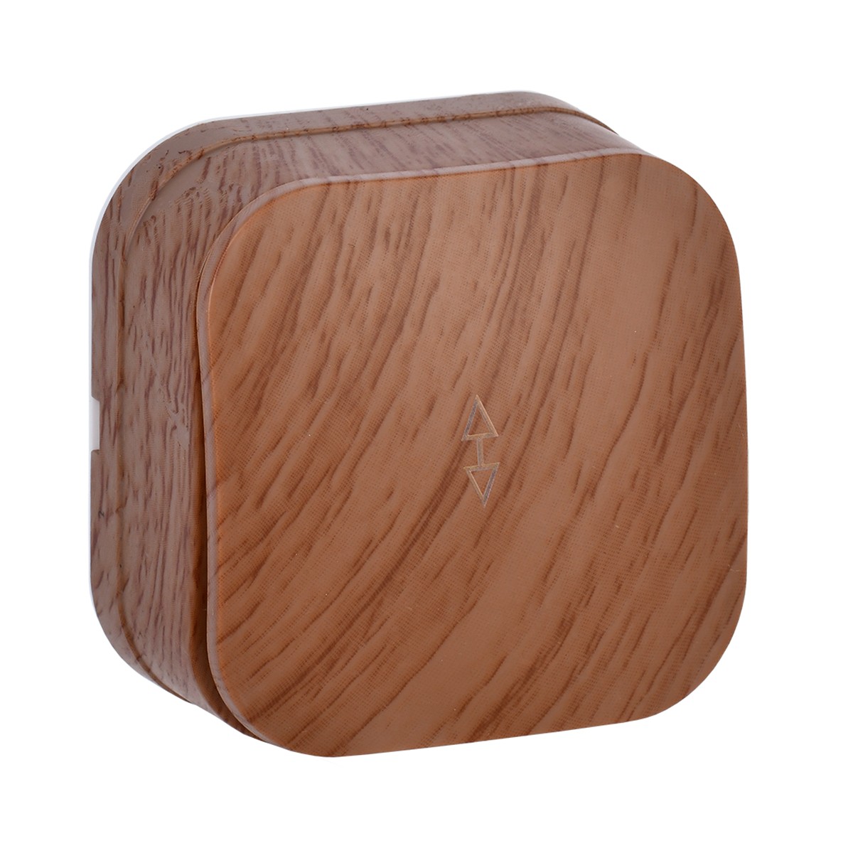 Выключатель открыт. уст. "glory" 1 кл. проходной всп10-1-0-хд, 10а, дуб (1/36/432) "iek"