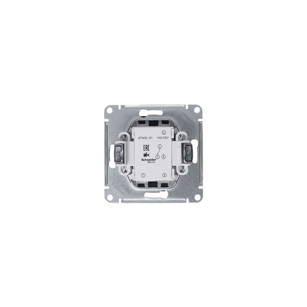 Переключатель "atlasdesign" 1 кл. (механизм) 10а, грифель (1/10/60) "schneider"