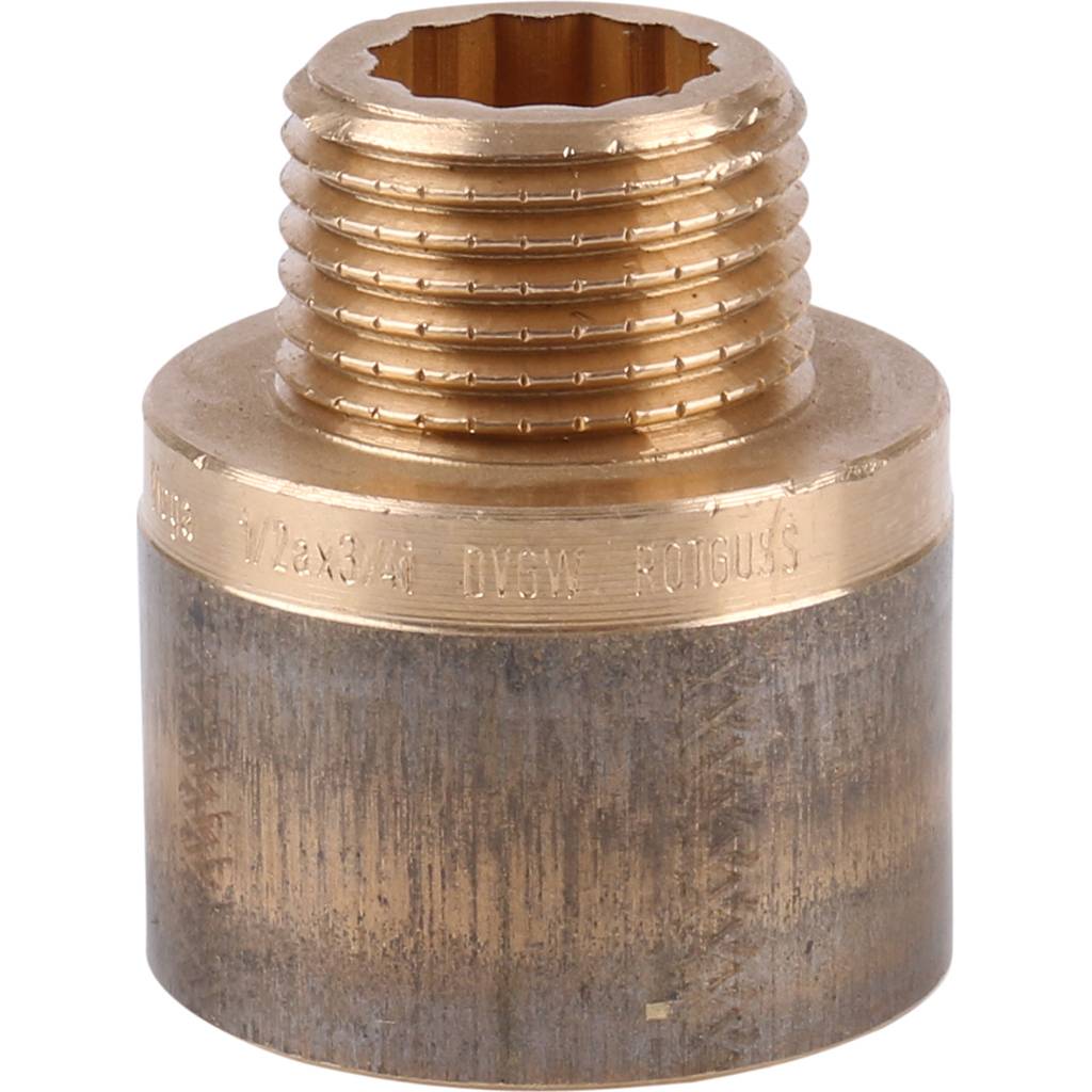 Переходник резьбовой 1/2" x 3/4" ВН бронза VIEGA (320423)