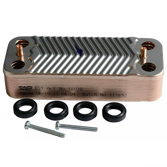 Пластинчатый теплообменник (14 пластин) для Vitopend Viessmann (арт. 7829304)