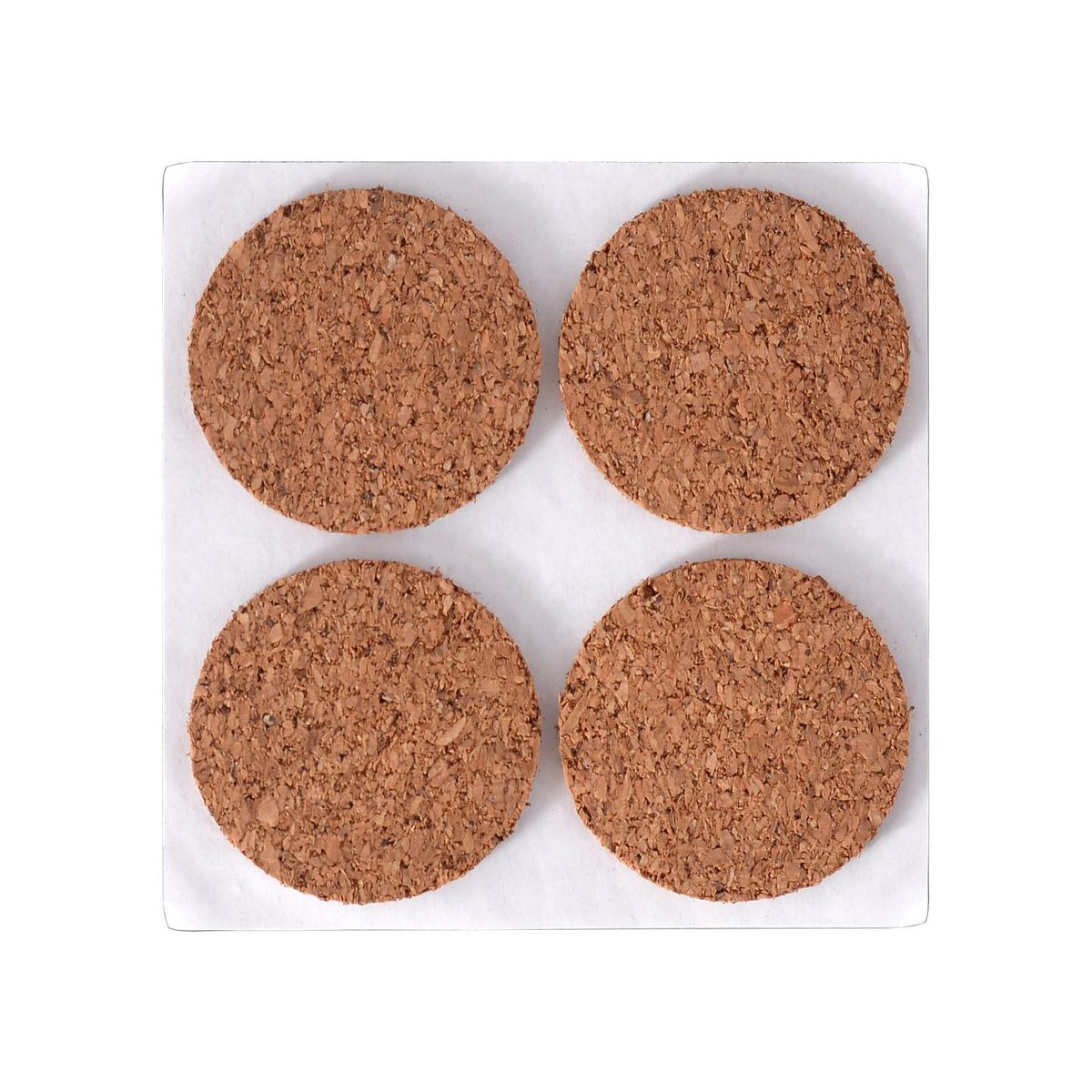 Протекторы для мебели самокл. набор 4 шт. d-4,8 см, пробка (1/12/144) "мультидом" vl45-50