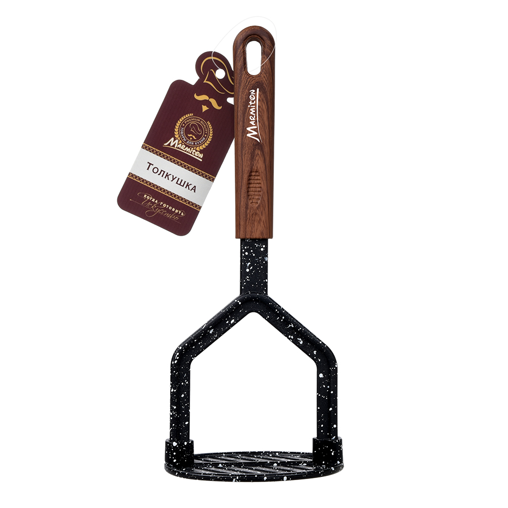 Картофелемялка 25 см нейлон, ручка прорезин. (1/12) "marmiton" 17223