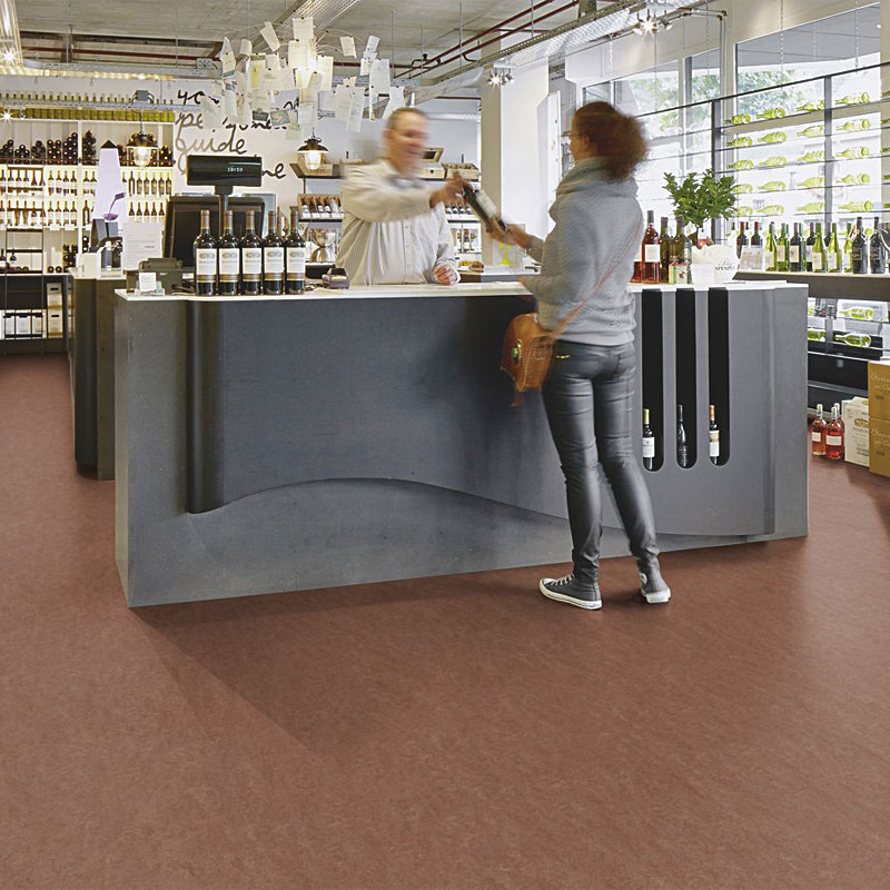 Forbo Marmoleum Marbled Fresco 3874 Walnut - 2.5