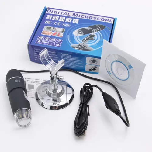 Микроскоп цифровой карманный Kromatech 50–500x USB, с подсветкой (8 LED)