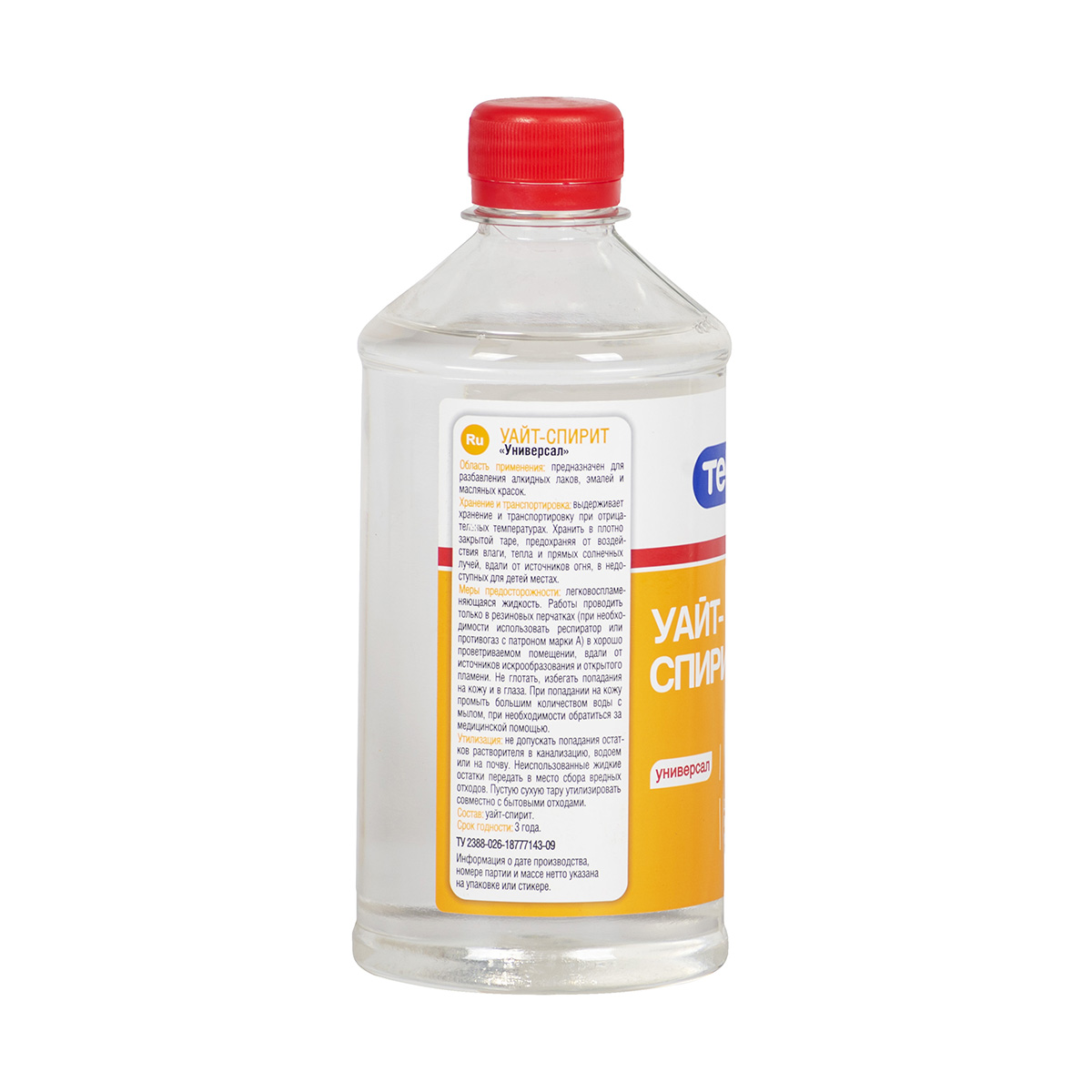 Уайт-спирит  0.5 л/ 0,4 кг (25) текс