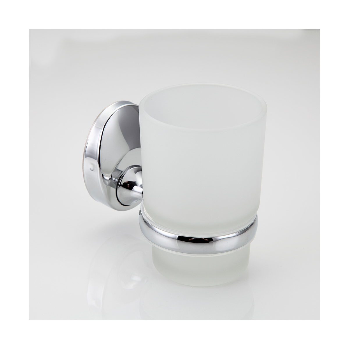 Стакан для ванной комнаты с держателем f1606, хром (1/20/40) "frap"